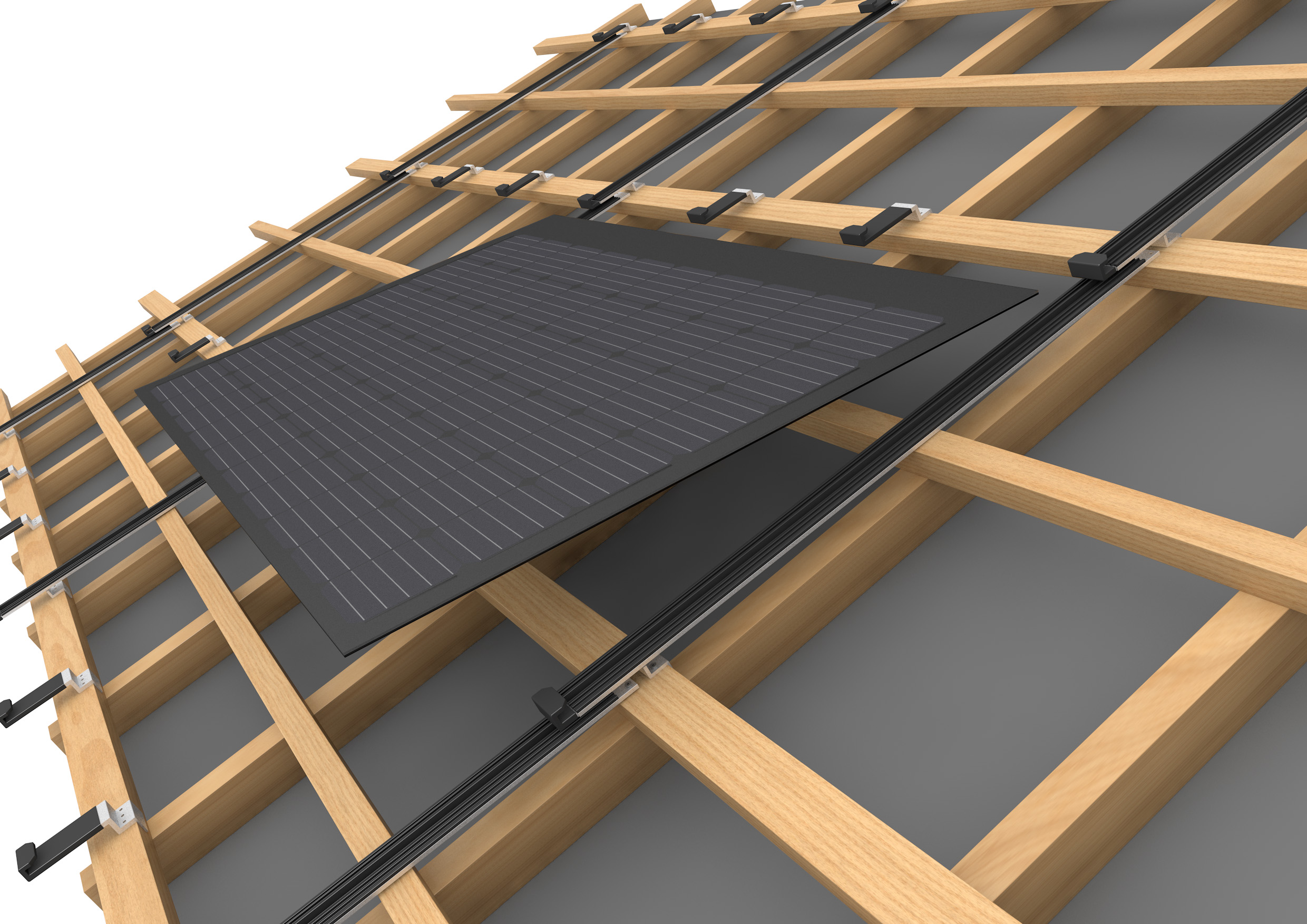 Megasol Solarsysteme LEVEL Planung und Installation Montageablauf  5